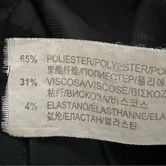 Zara Basics Black Drawstring Pants with Pockets size XS - Picture 8 of 9